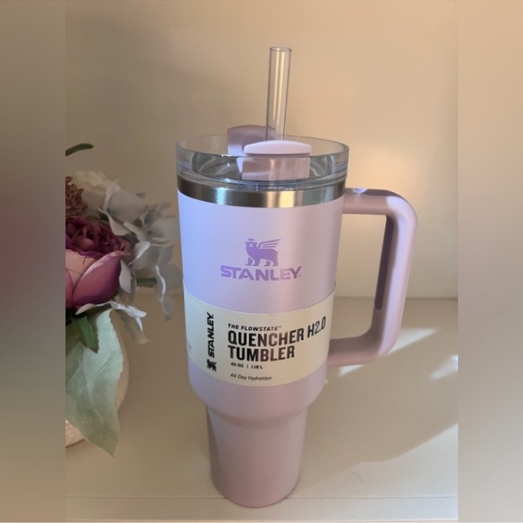 🎉LAST PIECE🎉Stanley 40oz. Quencher H2.0 FlowState Tumbler Rose Orchid - Picture 8 of 9